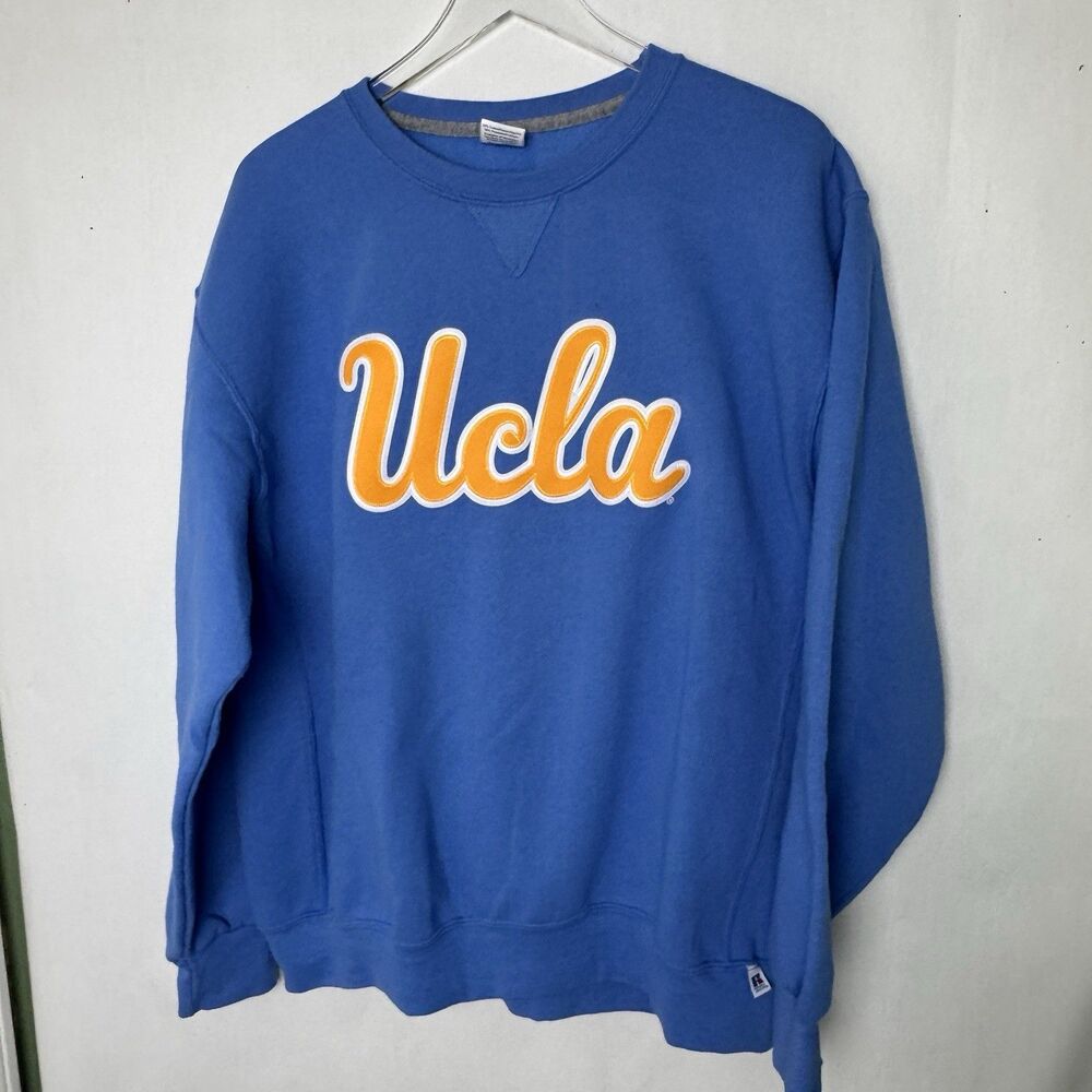 Vtg UCLA Bruins Adult Size  XLRussell Athletic Crewneck Blue Sweatshirt